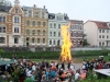 Fest rund um das Aufstellen des Maibaums auf dem Greizer Markt. Viele Hexenfeuer zogen auch in diesem Jahr tausende Besucher an