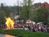 Fest rund um das Aufstellen des Maibaums auf dem Greizer Markt. Viele Hexenfeuer zogen auch in diesem Jahr tausende Besucher an 