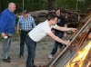 Fest rund um das Aufstellen des Maibaums auf dem Greizer Markt. Viele Hexenfeuer zogen auch in diesem Jahr tausende Besucher an 