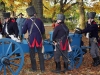 Feldlager im historisches Dorf Liebertwolkwitz