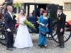 Hochzeit im Fünfspänner vor Alter Wache