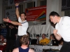 Kampfrichter: Nikolai Schum, Konstantin Sommer (blau) und Trainer Tino Hempel, RSV Rotation Greiz 