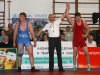 Franz Süß, AVG Markneukirchen, Kampfrichter: JÃ¶rg Fleiter und Sieger Sebastian Wendel, RSV Rotation Greiz