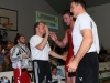 Mateusz Bierzanowski, Trainer Swen Lieberamm, Sieger Sebastian Wendel und Trainer Tino Hempel, RSV Rotation Greiz 