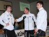 Artem Grinko,Trainer Swen Lieberamm und  Daniel Sartakov