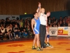 Sieger Merlin Sewina, RSV Rotation Greiz, Kampfrichter Peter Pippel und Alex Fuhr, RV Lübtheen