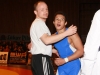 Trainer Swen Lieberamm und Sieger Merlin Sewina, RSV Rotation Greiz