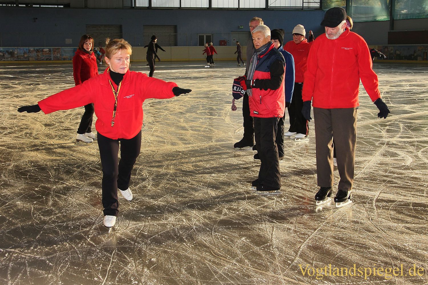 Schnupperstunde der Abteilung Eiskunstlaufen des Hainberger SV