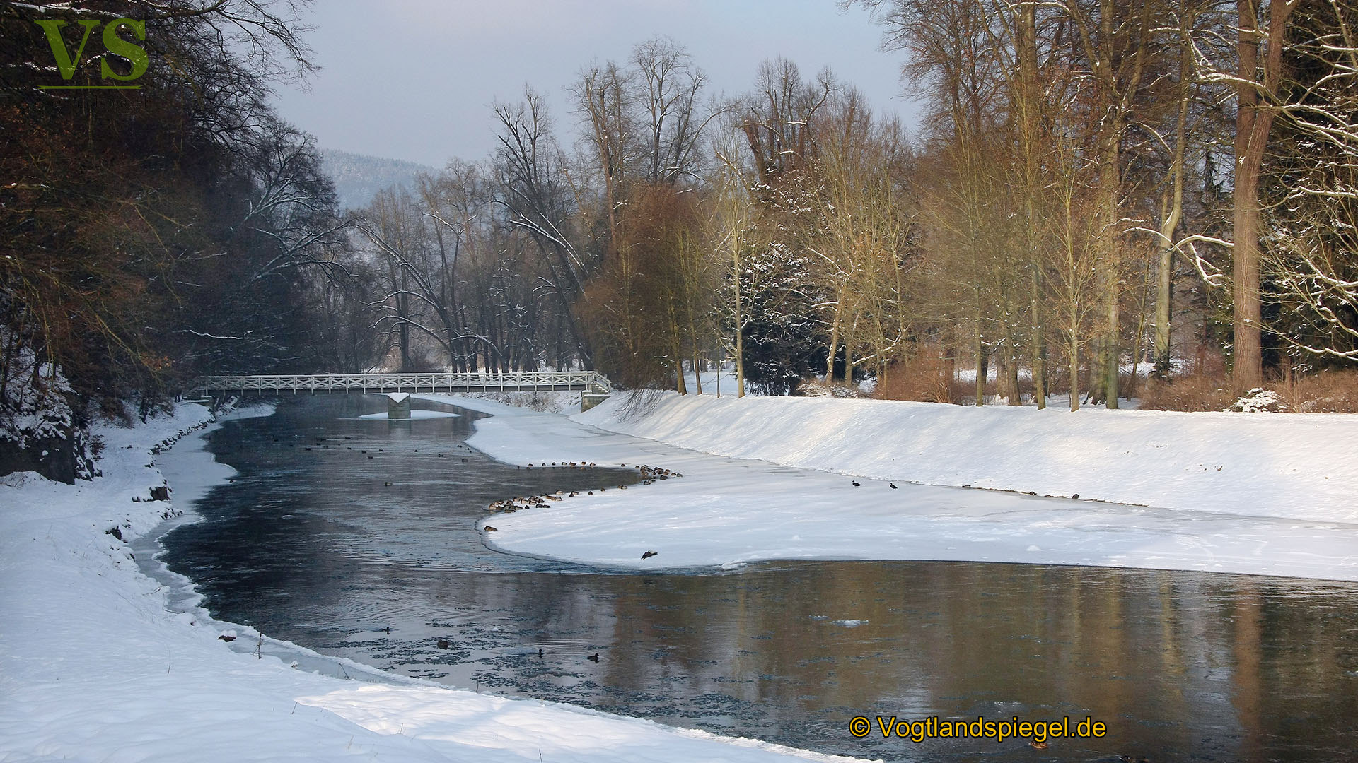Ein Wintertag im Fürstlich Greizer Park