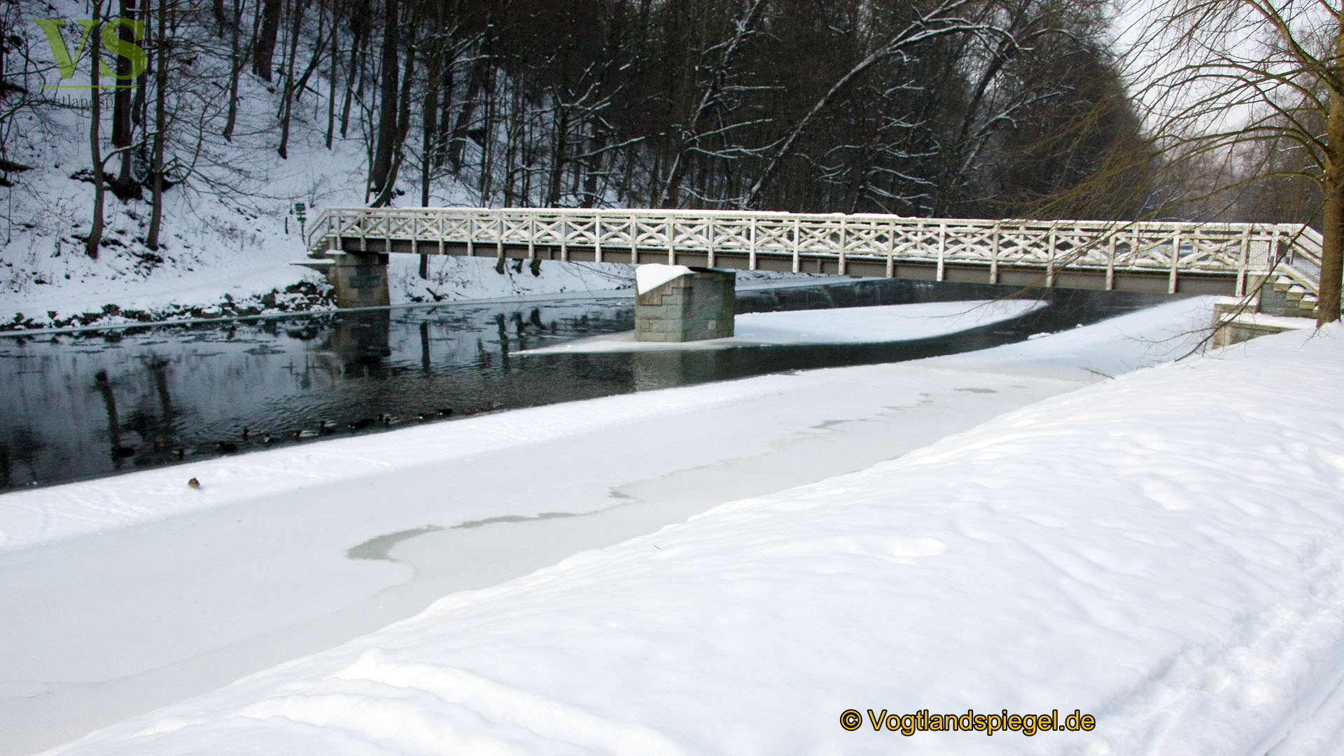 Ein Wintertag im Fürstlich Greizer Park