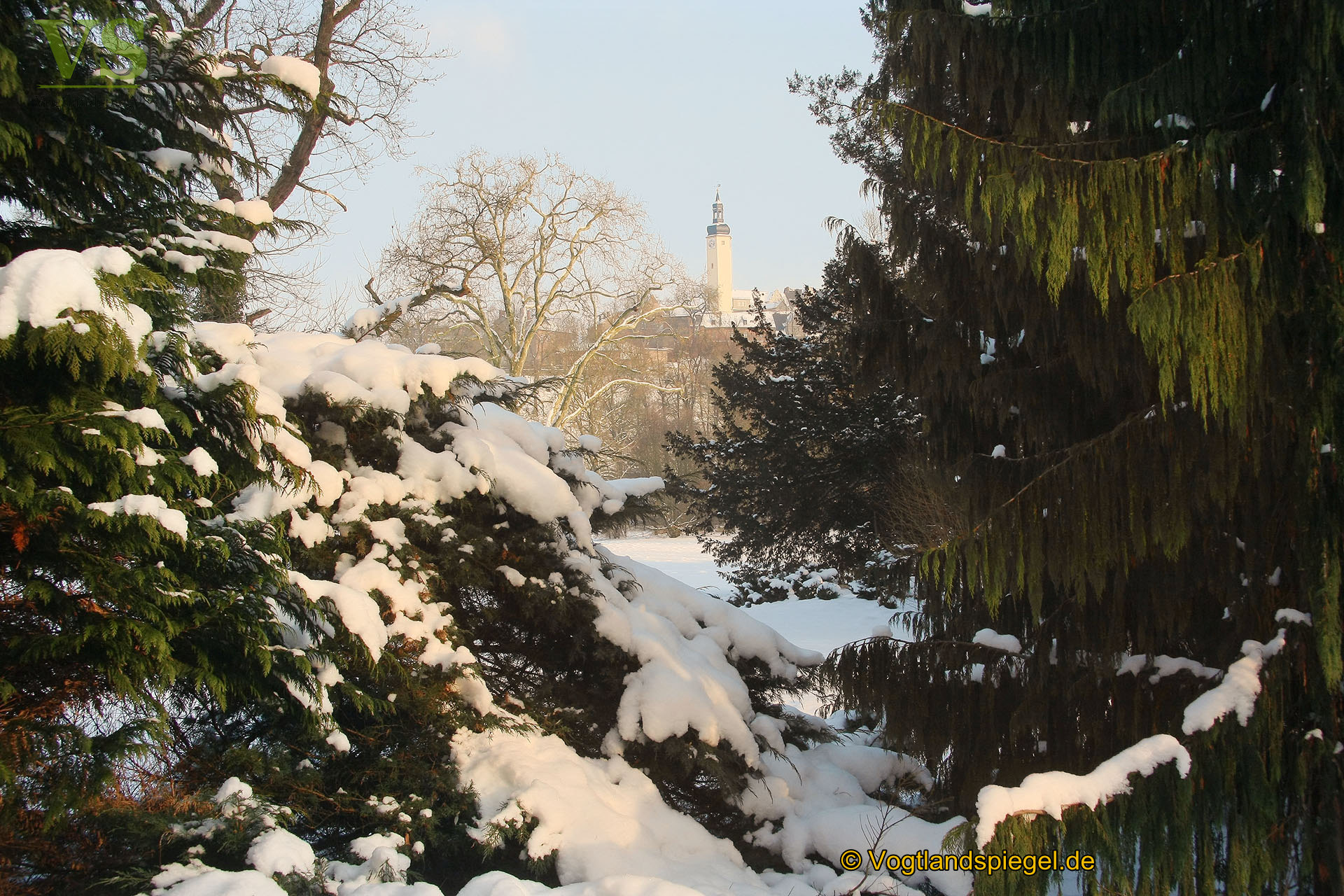 Ein Wintertag im Fürstlich Greizer Park