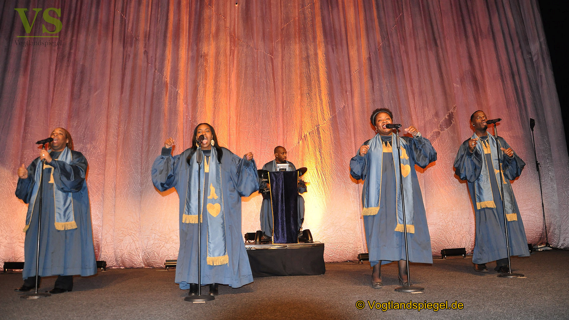 The Very Best of Black Gospel begeisterte 460 Gäste in der Vogtlandhalle Greiz