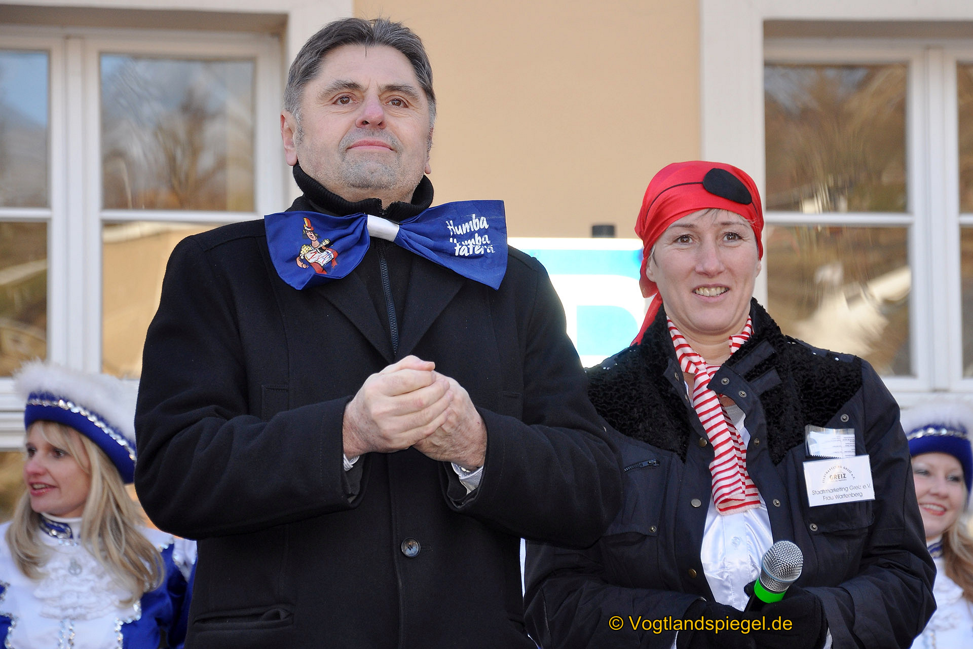 Achtzehn Vereine präsentieren sich beim 16. Rosenmontagsumzug durch Greiz