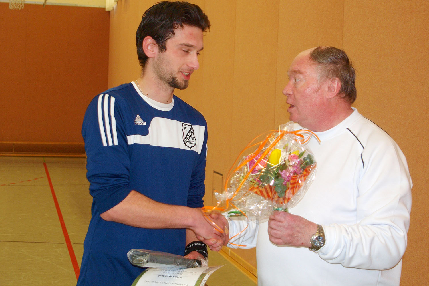 Fabian Reichmuth mit dem Ehrenamtspreis 2011 des DFB geehrt