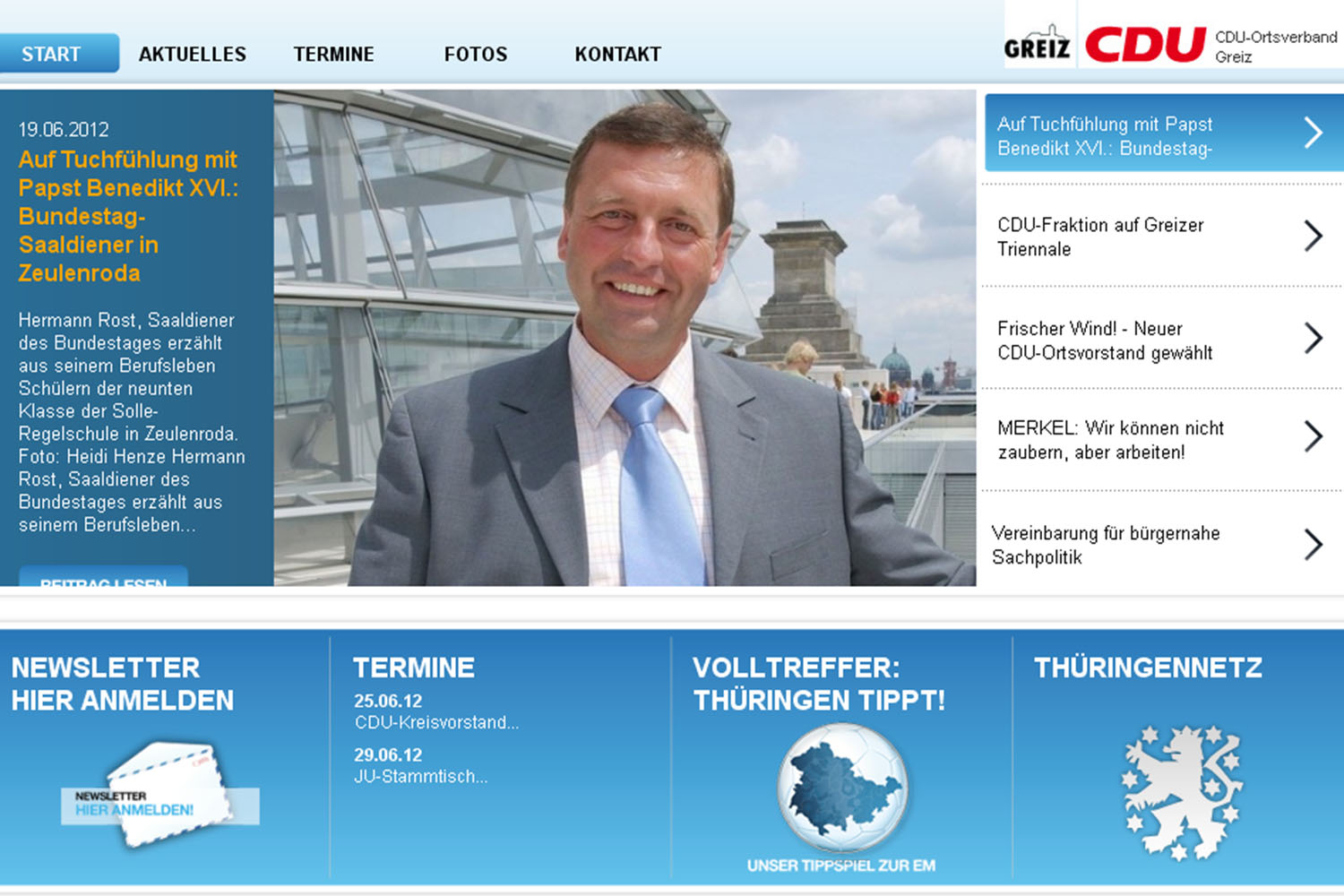 Neuer CDU-Internetauftritt online