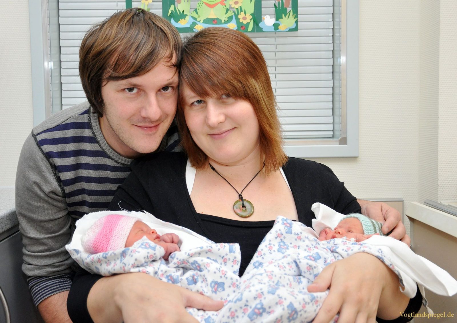 Zwillinge Lotta und Lina wurden am Freitag im Greizer Krankenhaus geboren