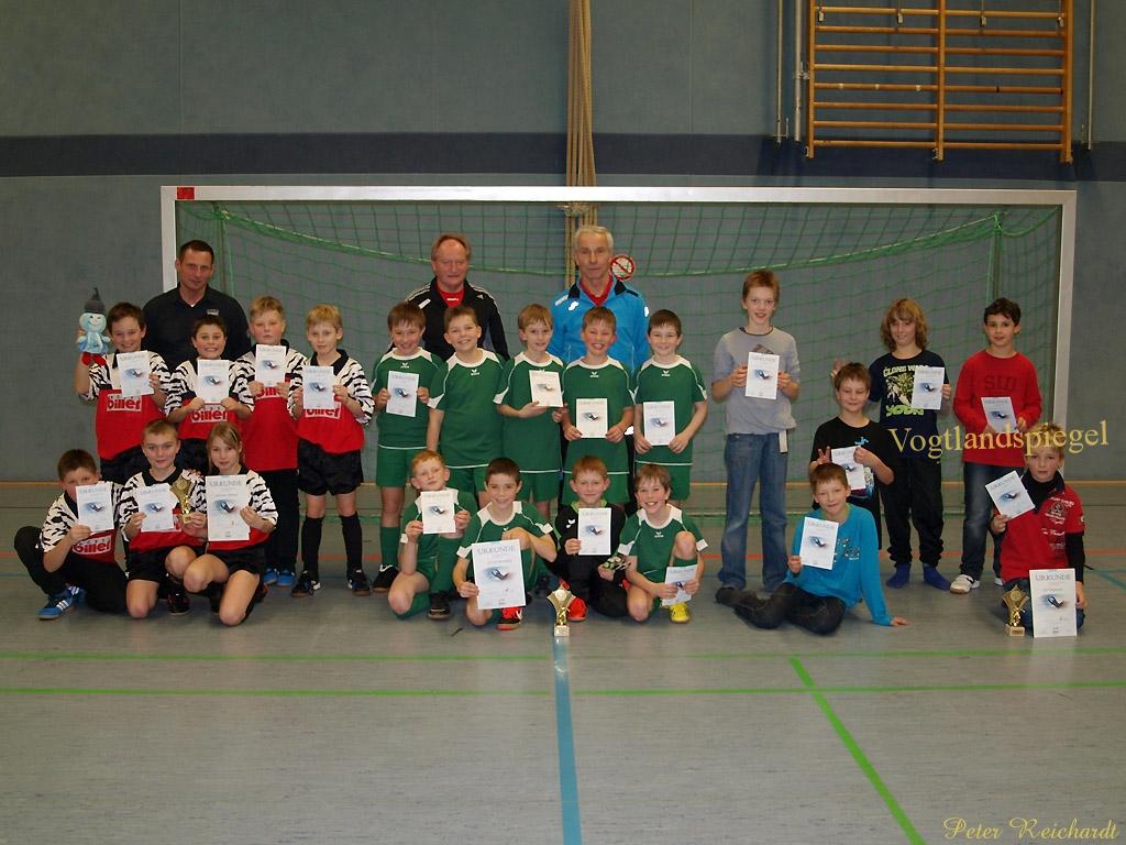 Hallenfußballturnier für Grundschulmannschaften im Rahmen der 32. Rudi-Geiger-Turniere