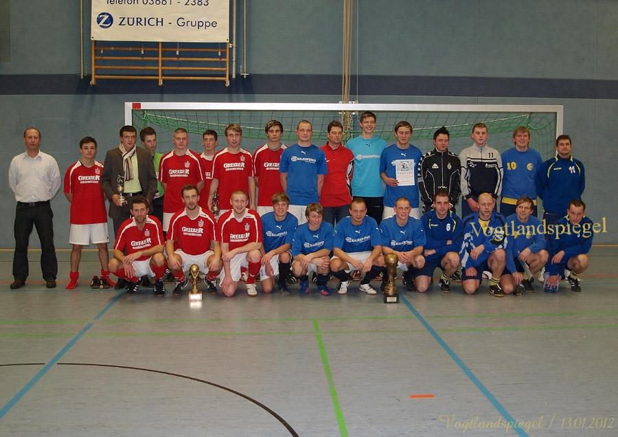 Siegermannschaften beim 19. Turnier um den Schloß Pils-Pokal 2012
