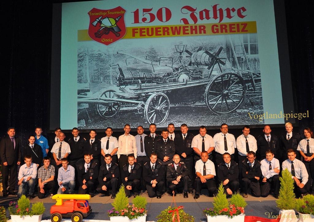 Greizer Feuerwehr feiert 150-jähriges Jubiläum