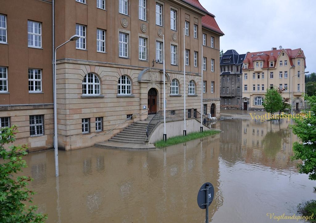 Hochwasser in Greiz