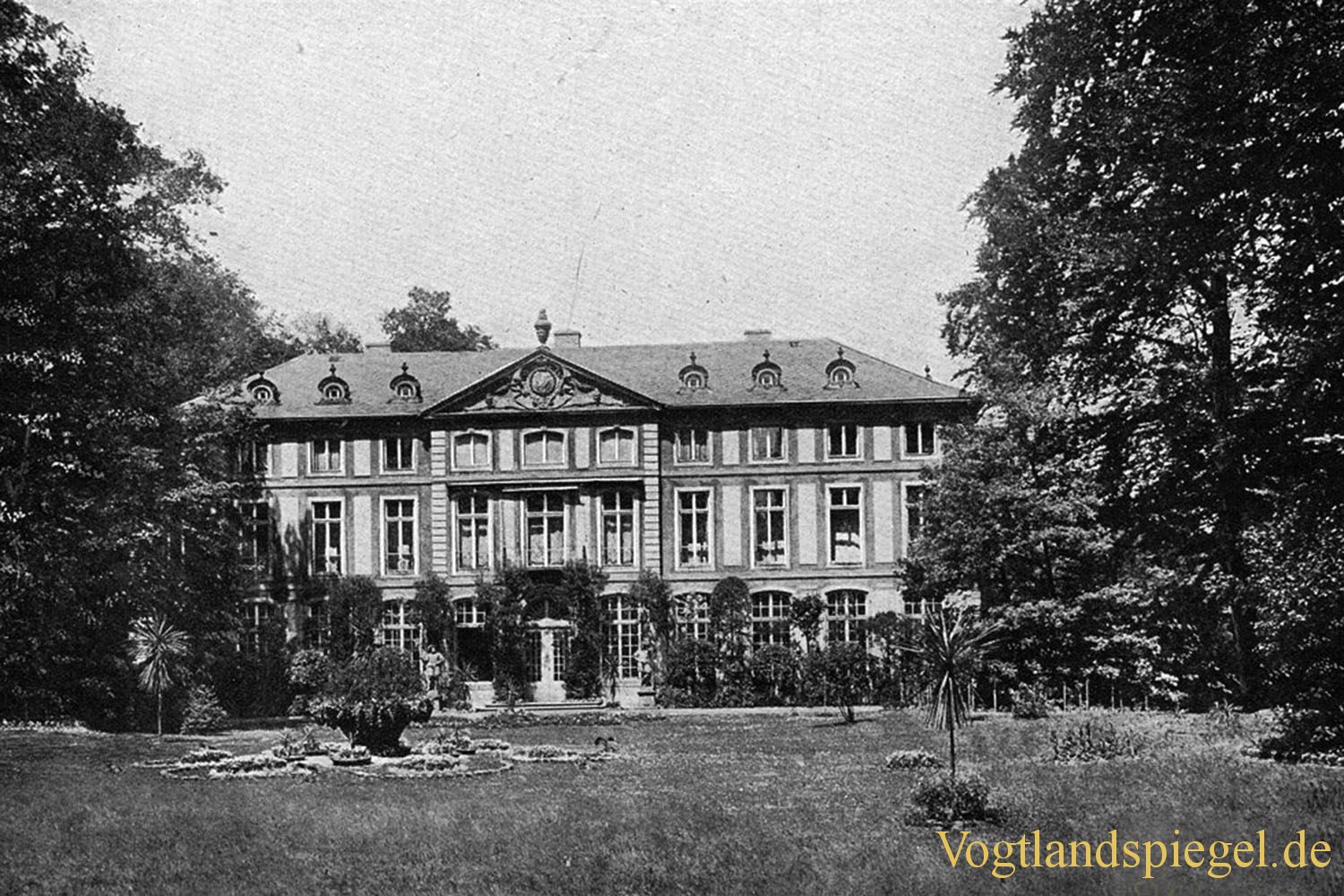 Das Sommerpalais im Greizer Park anno 1925