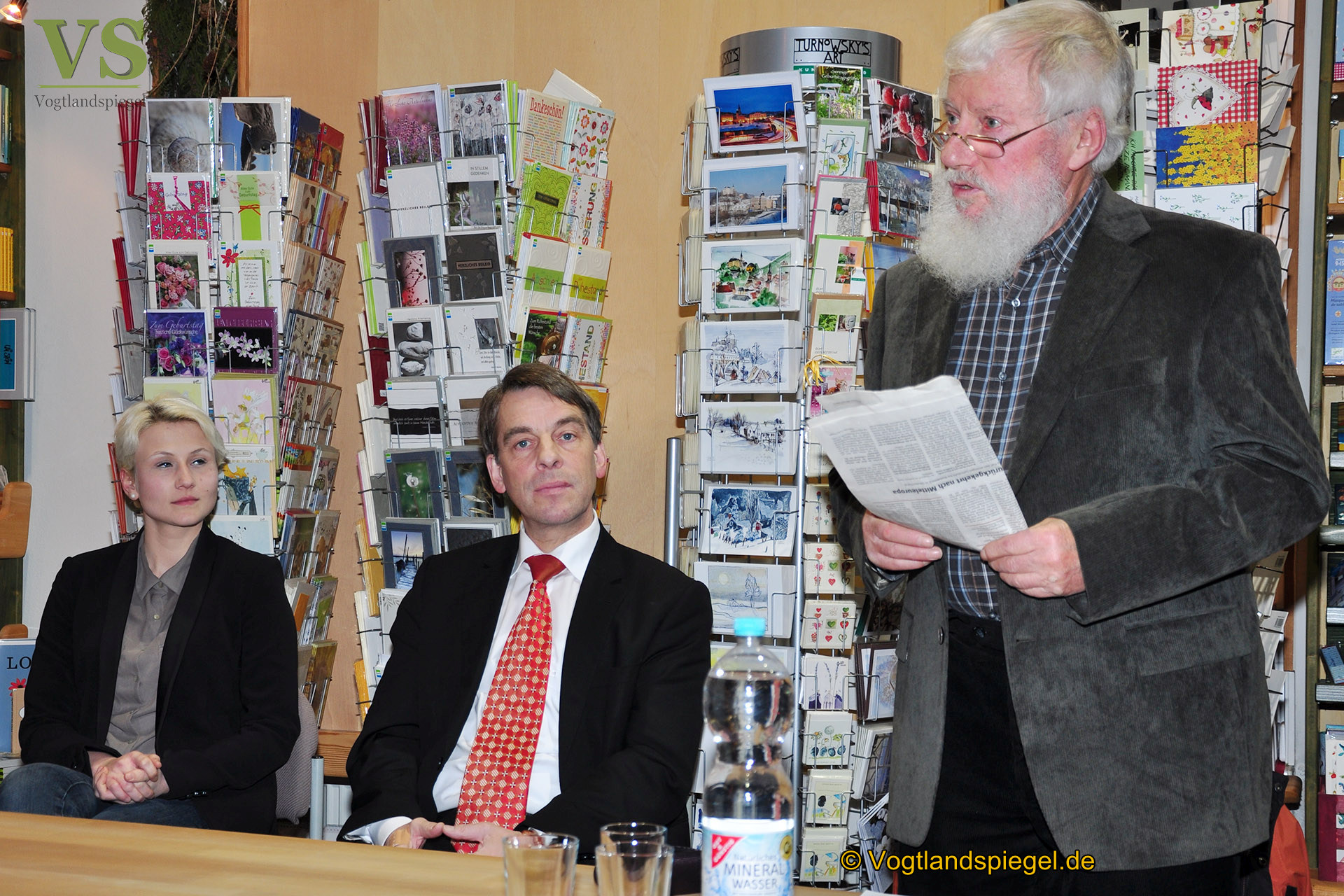 Dr. Albrecht Schröter, Oberbürgermeister von Jena, zu Gast bei »Prominente im Gespräch«