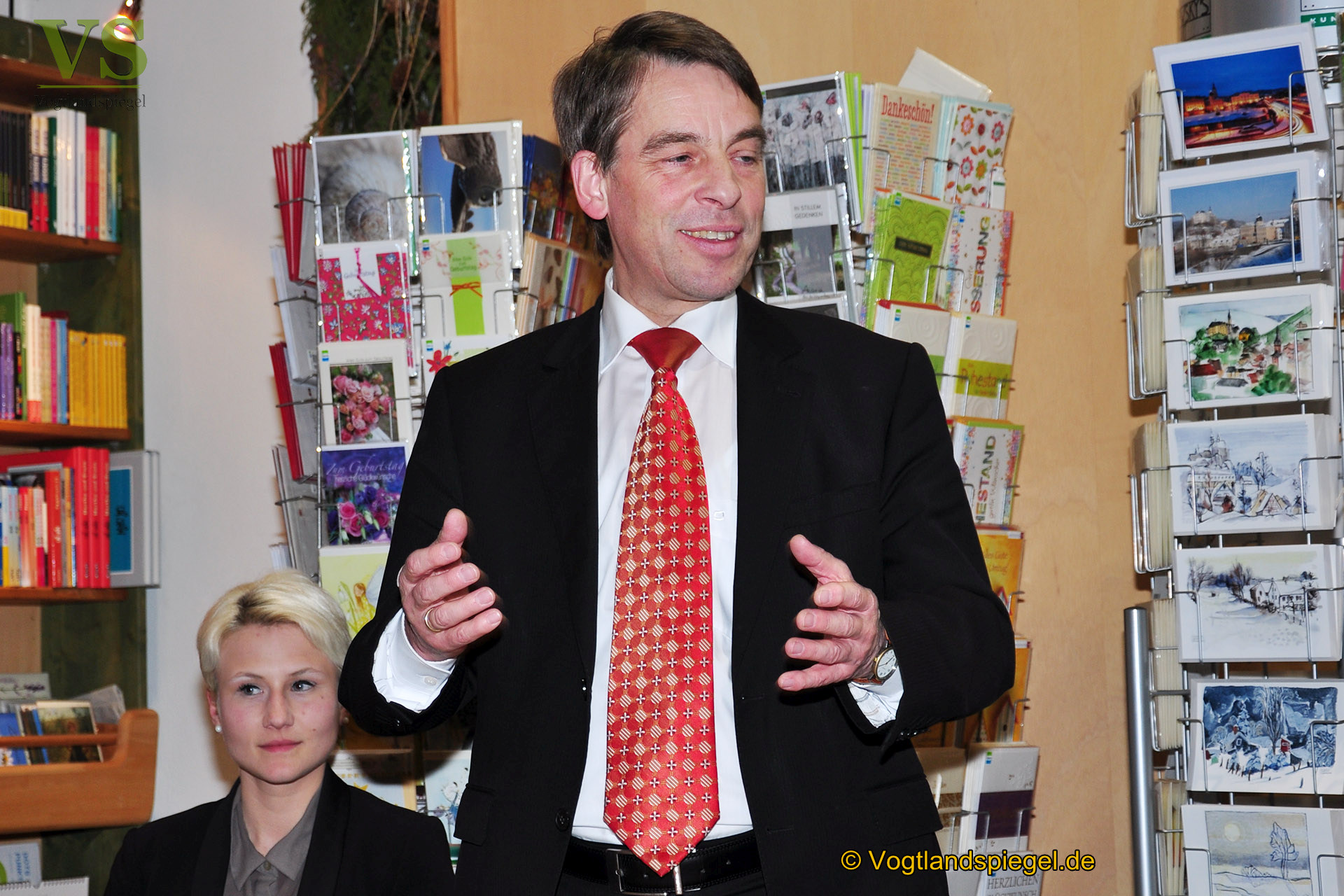 Dr. Albrecht Schröter, Oberbürgermeister von Jena, zu Gast bei »Prominente im Gespräch«