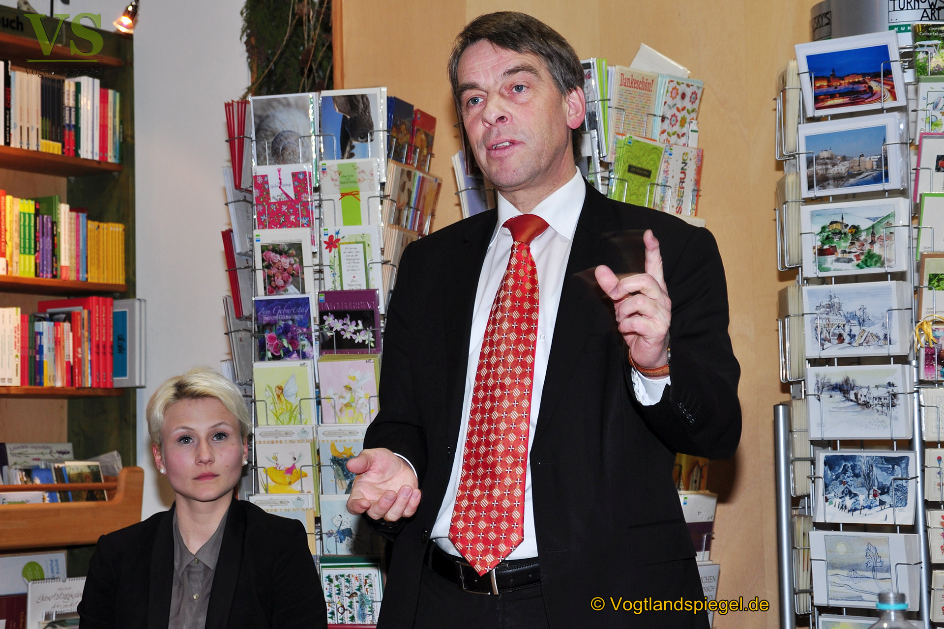 Dr. Albrecht Schröter, Oberbürgermeister von Jena, zu Gast bei »Prominente im Gespräch«