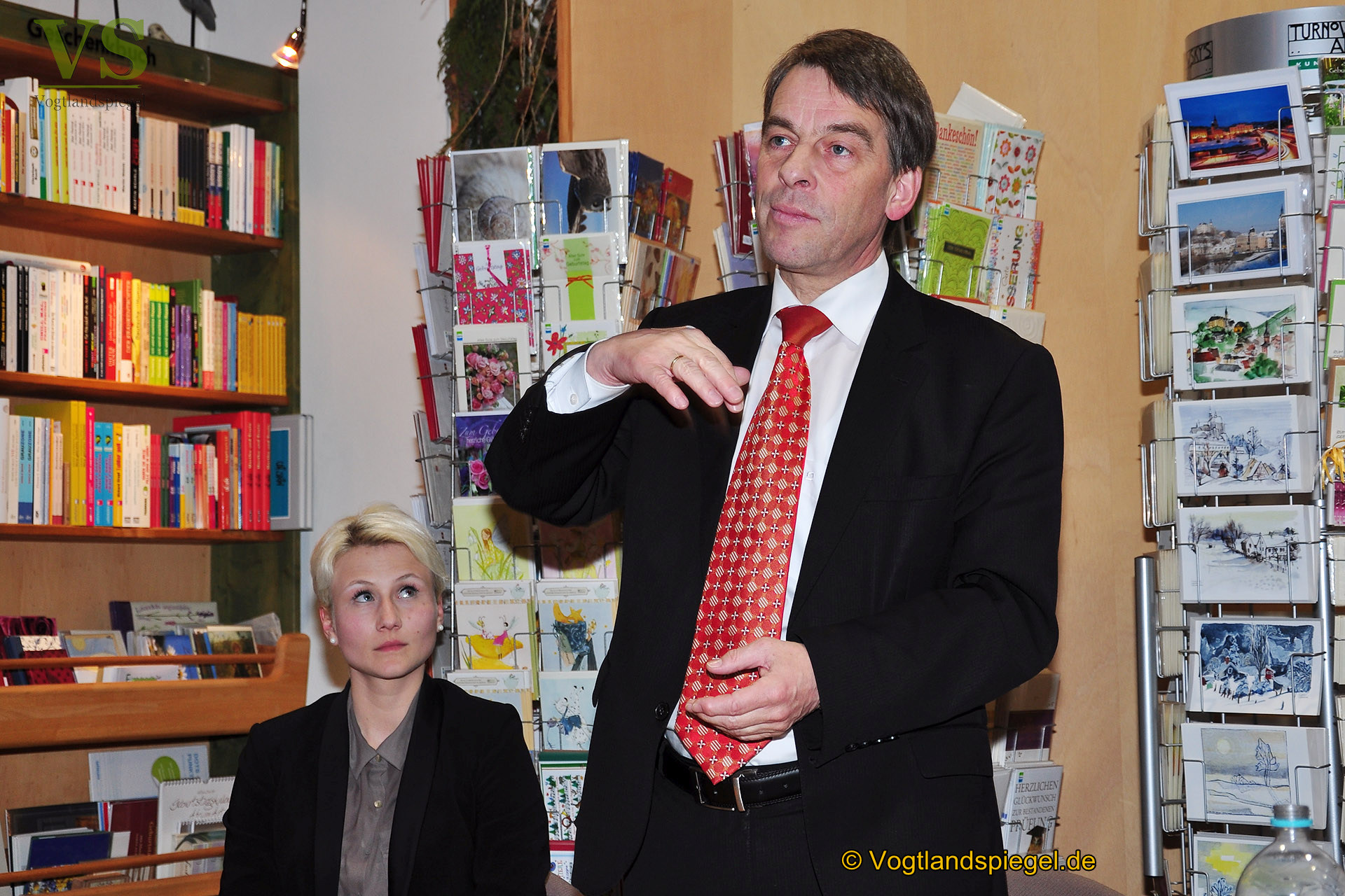 Dr. Albrecht Schröter, Oberbürgermeister von Jena, zu Gast bei »Prominente im Gespräch«