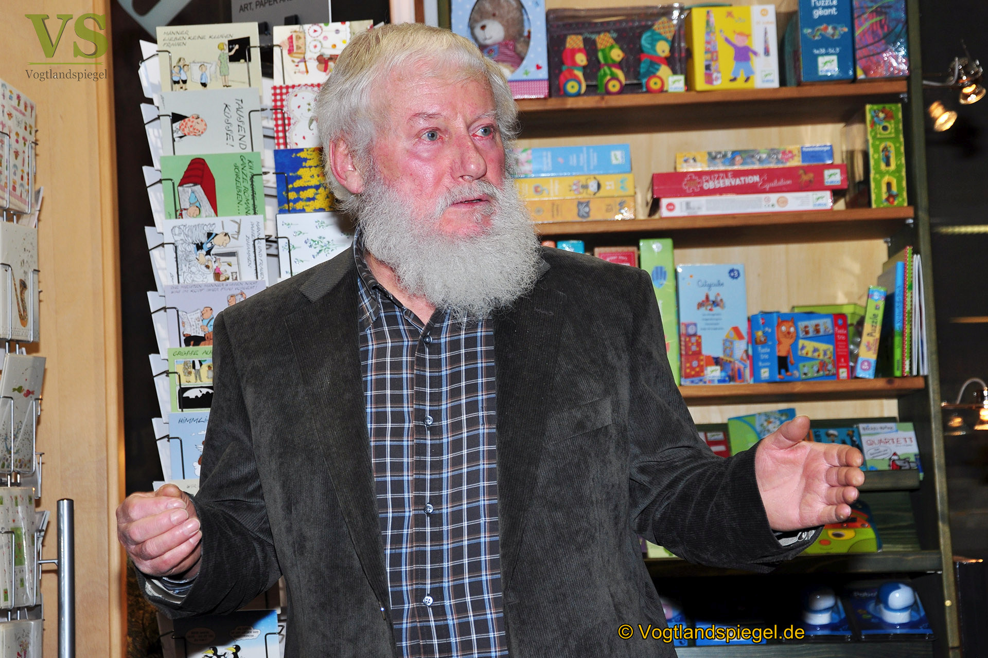 Dr. Albrecht Schröter, Oberbürgermeister von Jena, zu Gast bei »Prominente im Gespräch«