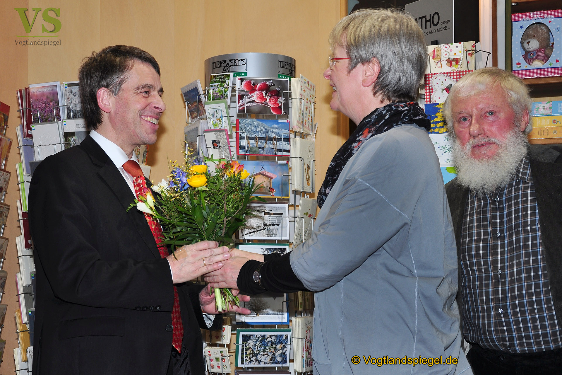 Dr. Albrecht Schröter, Oberbürgermeister von Jena, zu Gast bei »Prominente im Gespräch«