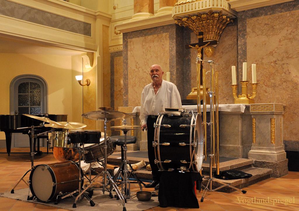 Matthias Grünert und Günter »Baby« Sommer in musikalischem Dialog