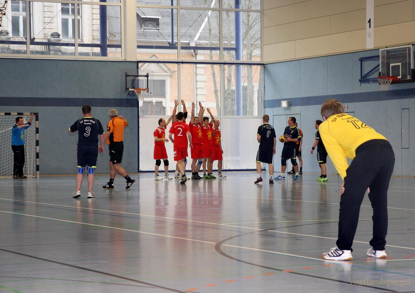 Handball. TSG Concordia Reudnitz gegen SV Blau-Weiß Auma