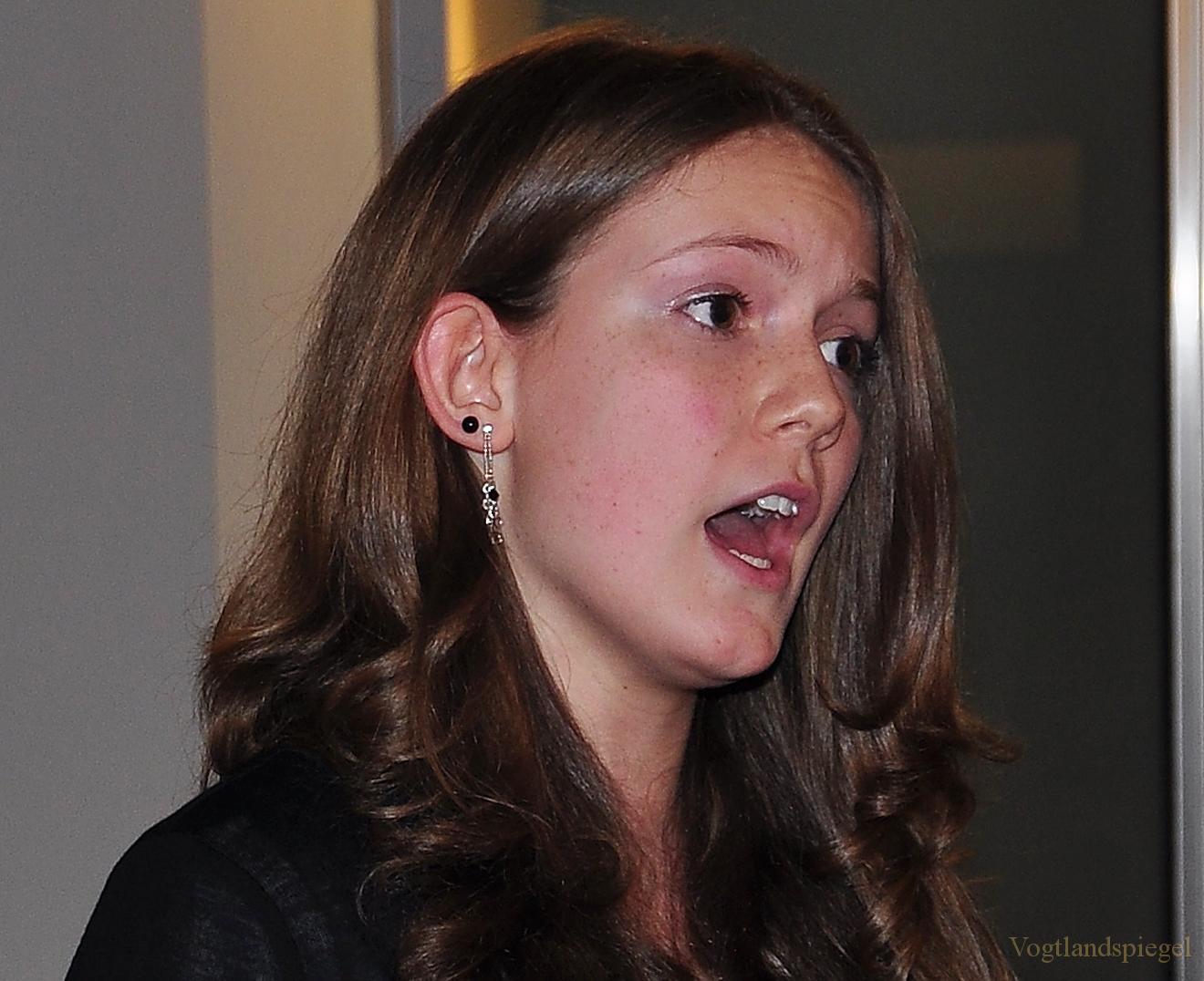 Lisa Schmidt (Gesang) errang beim Landeswettbewerb »Jugend musiziert«