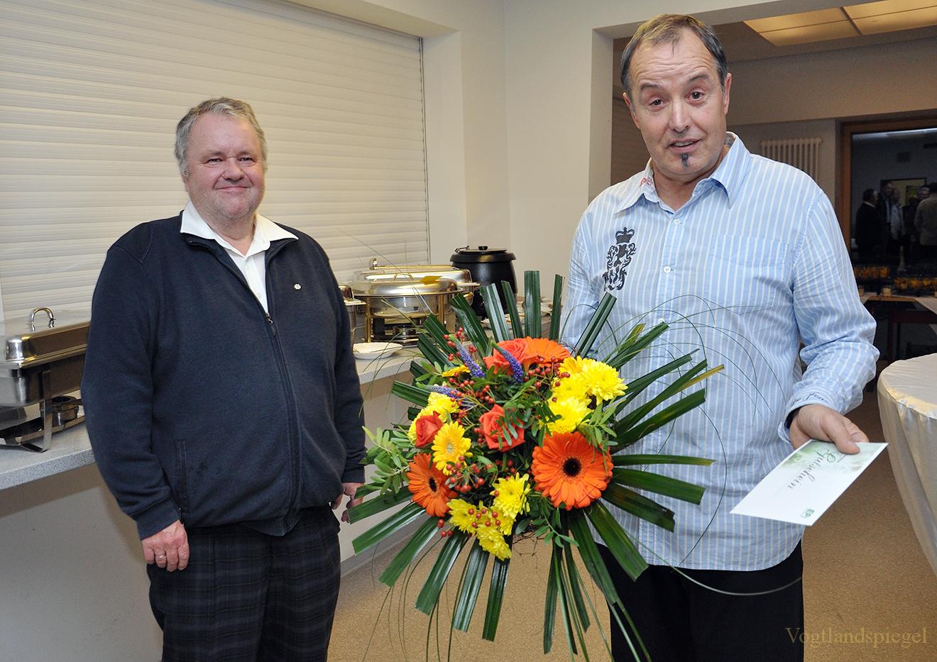 Lionsclub Greiz gratuliert Johannes Reiher zum 60. Geburtstag