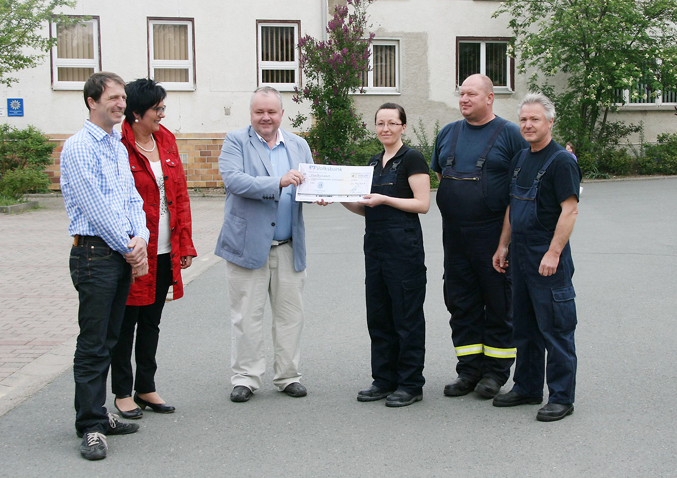 Lionsclub Greiz übergab am 1. Mai 2014 eine Spende in Höhe von 500 Euro
