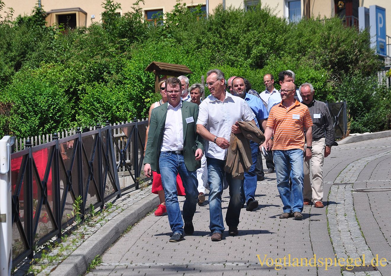 Entente-florale-Jury besucht die Stadt Greiz