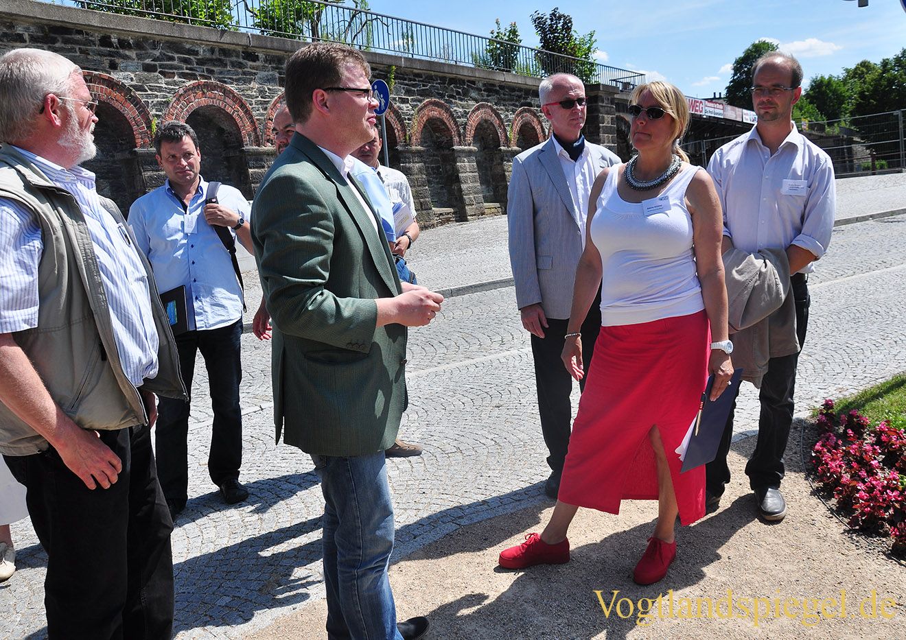 Entente-florale-Jury besucht die Stadt Greiz