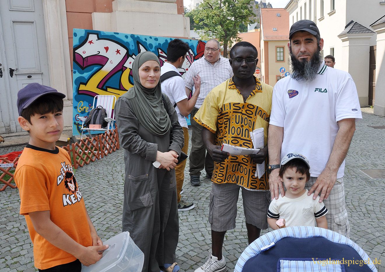 Großes Fest auf dem Greizer Kirchplatz zur Interkulturellen Woche