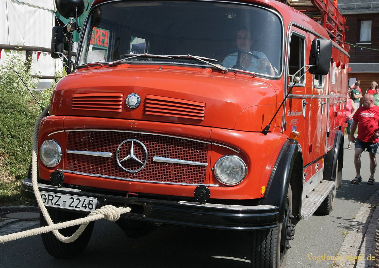 Daßlitzer Feuerwehrautoziehen als Höhepunkt des Festwochenendes