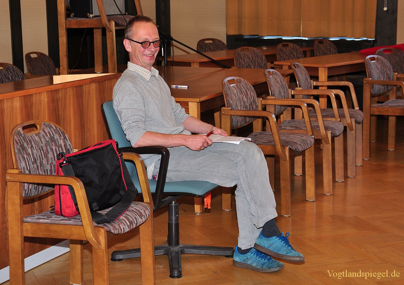 Seniorenwerkstatt probt im Greizer Rathaussaal