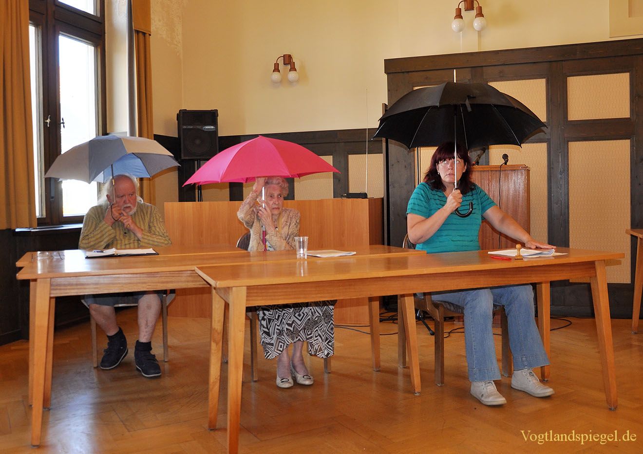 Seniorenwerkstatt probt im Greizer Rathaussaal