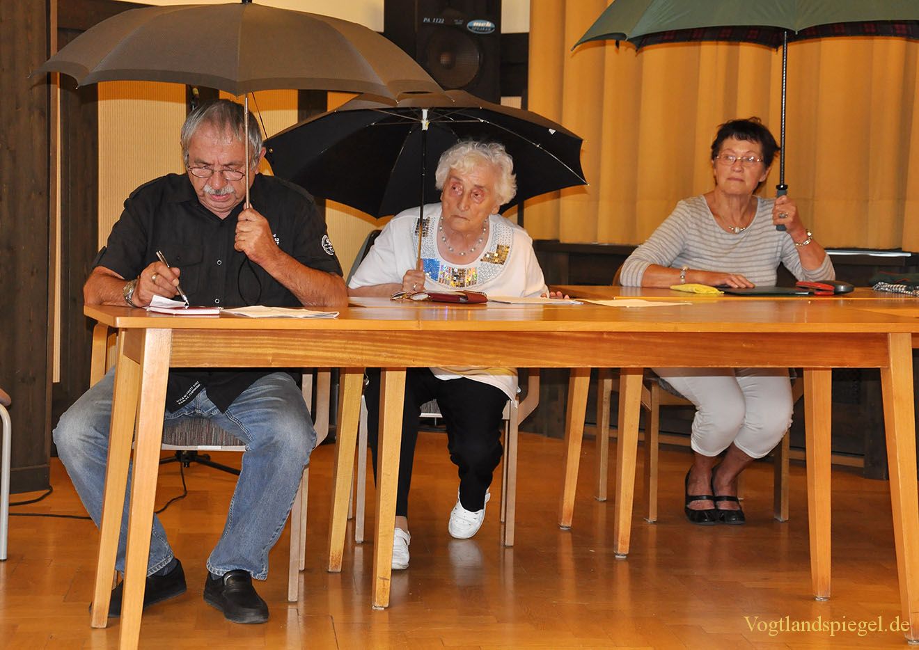 Seniorenwerkstatt probt im Greizer Rathaussaal
