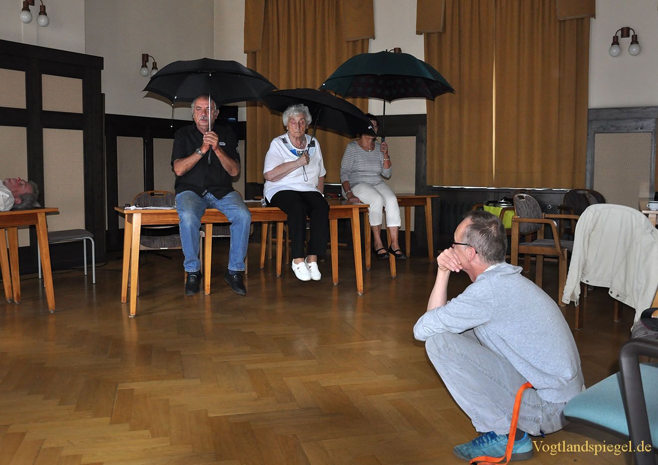 Seniorenwerkstatt probt im Greizer Rathaussaal