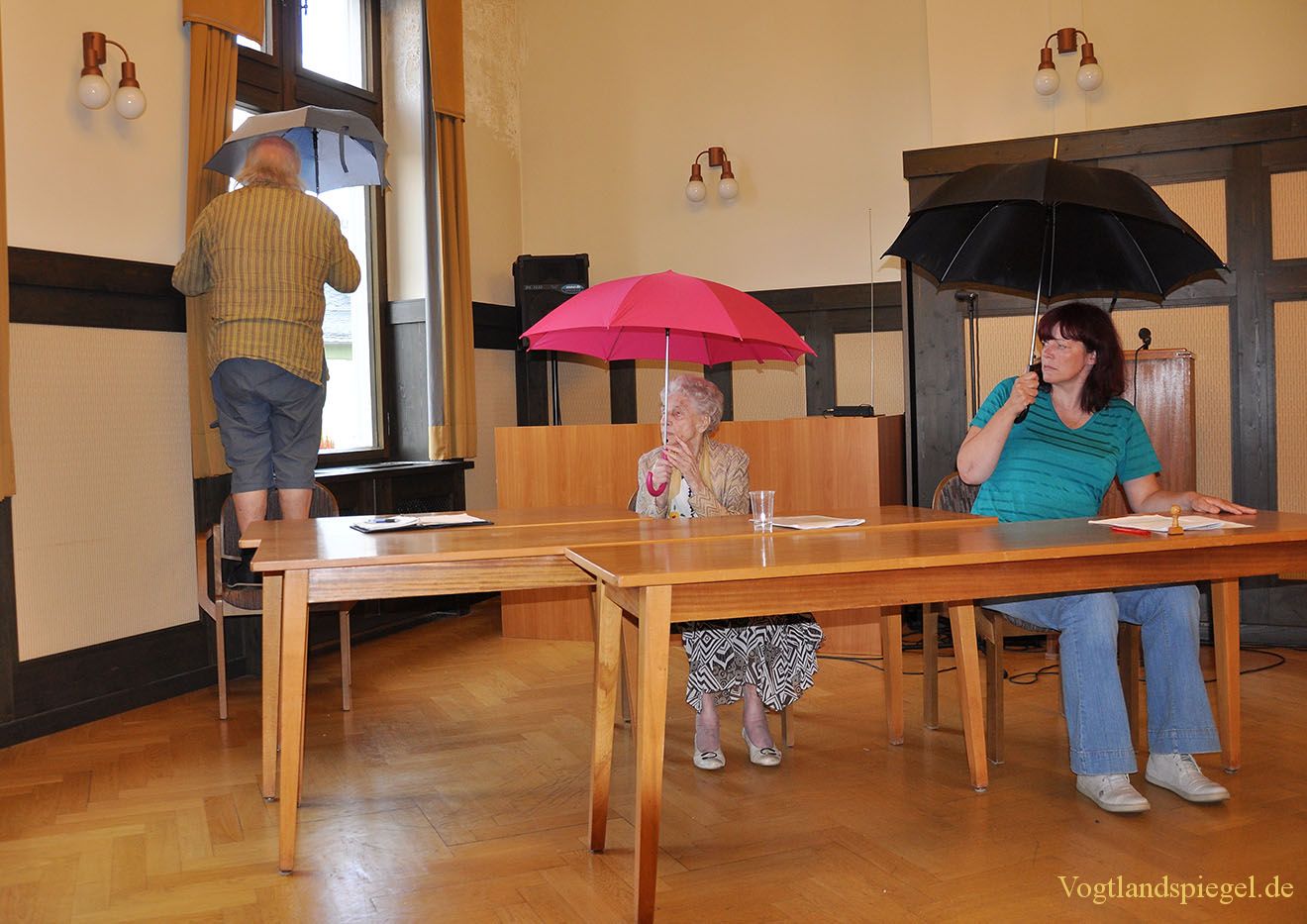Seniorenwerkstatt probt im Greizer Rathaussaal
