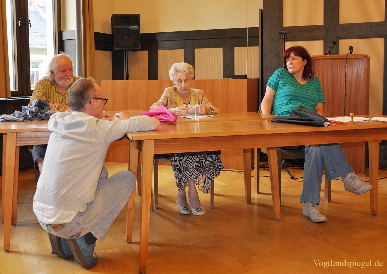 Seniorenwerkstatt probt im Greizer Rathaussaal