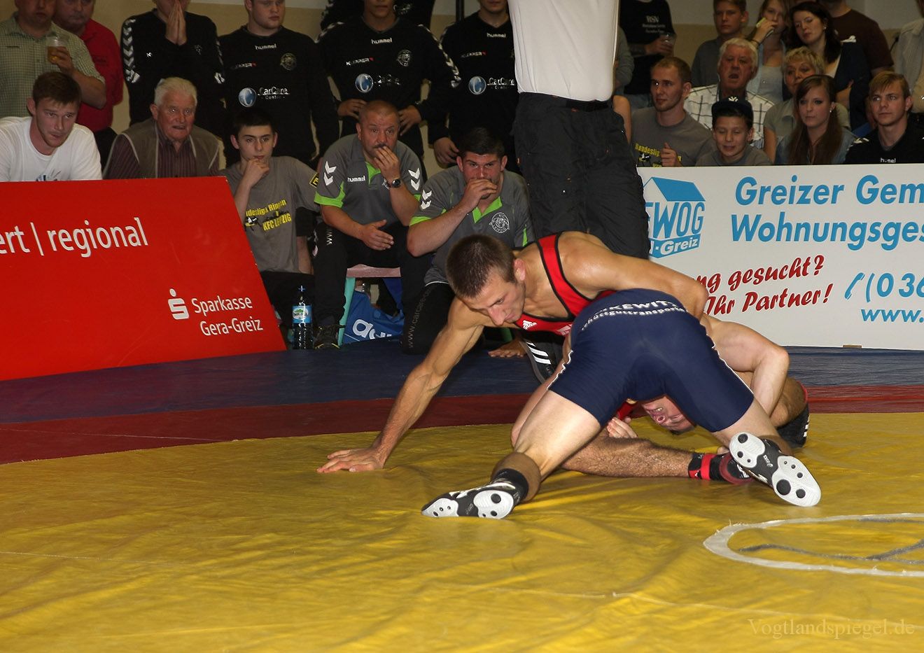 2.Bundesliga Nord Ringen: RSV Rotation Greiz gegen den KFC Leipzig
