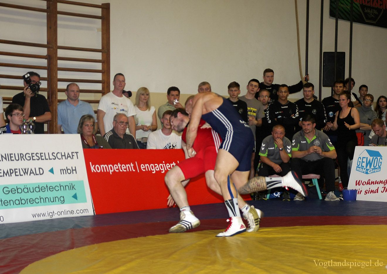 2.Bundesliga Nord Ringen: RSV Rotation Greiz gegen den KFC Leipzig