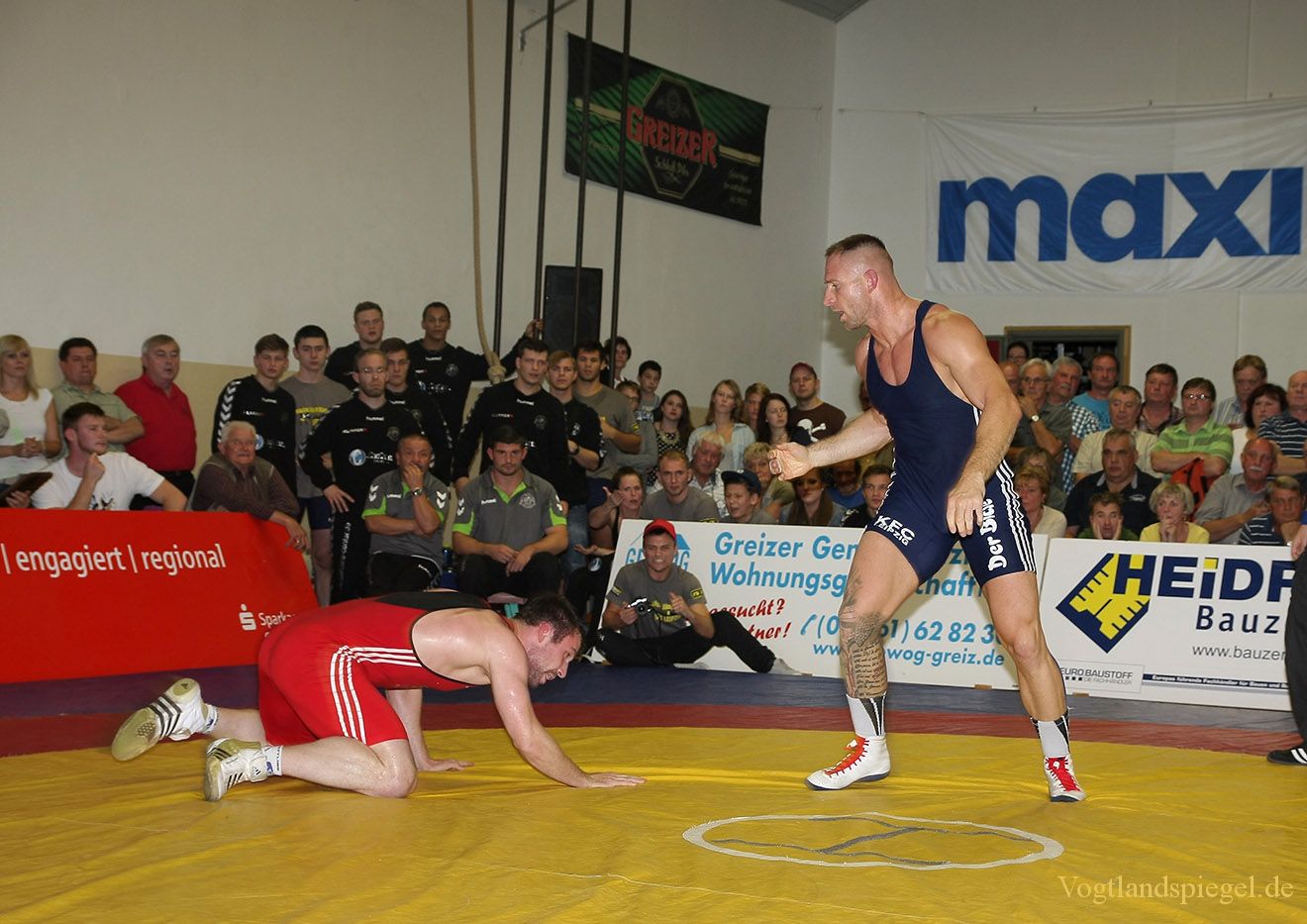 2.Bundesliga Nord Ringen: RSV Rotation Greiz gegen den KFC Leipzig
