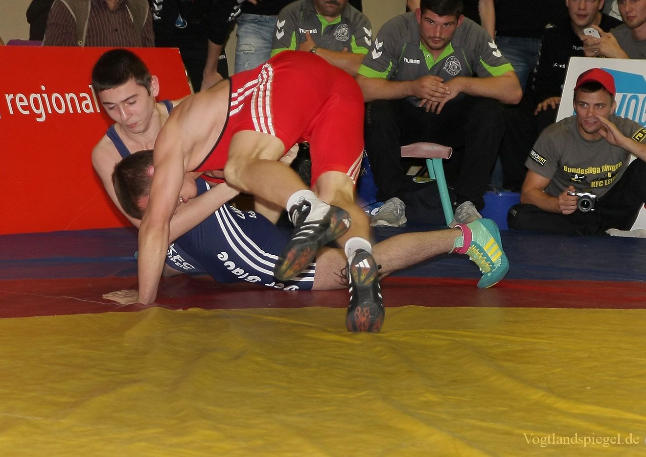 2.Bundesliga Nord Ringen: RSV Rotation Greiz gegen den KFC Leipzig